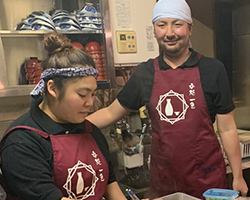 居酒屋店様のオリジナルエプロン