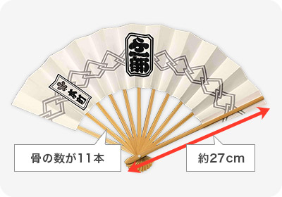 約27cm・骨の数が11本