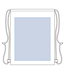 イベントリュック（TR-0767）背面プリント範囲